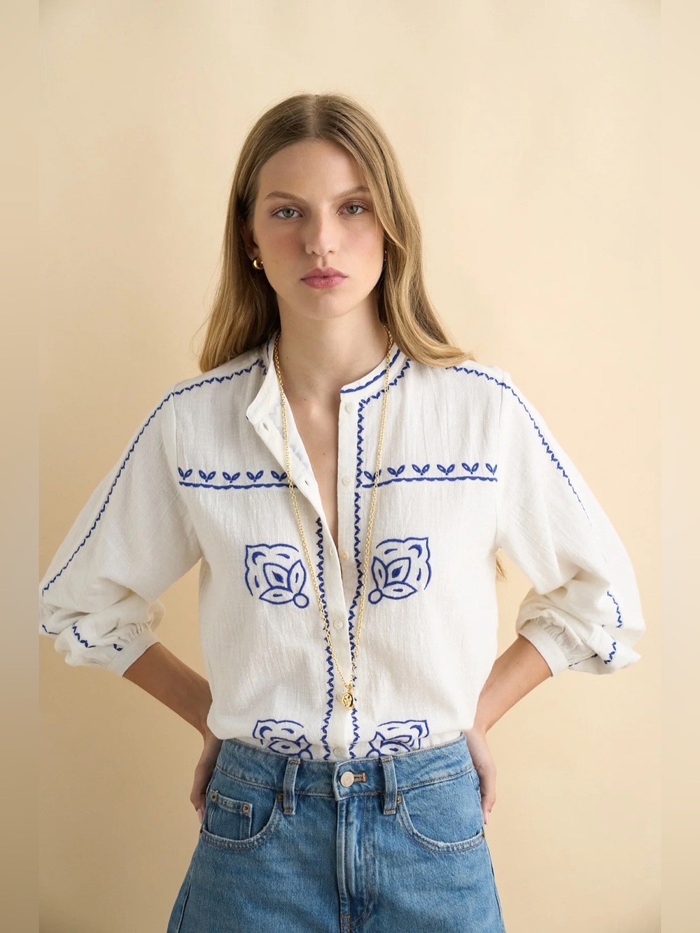 Sonmer Maya Blouse White